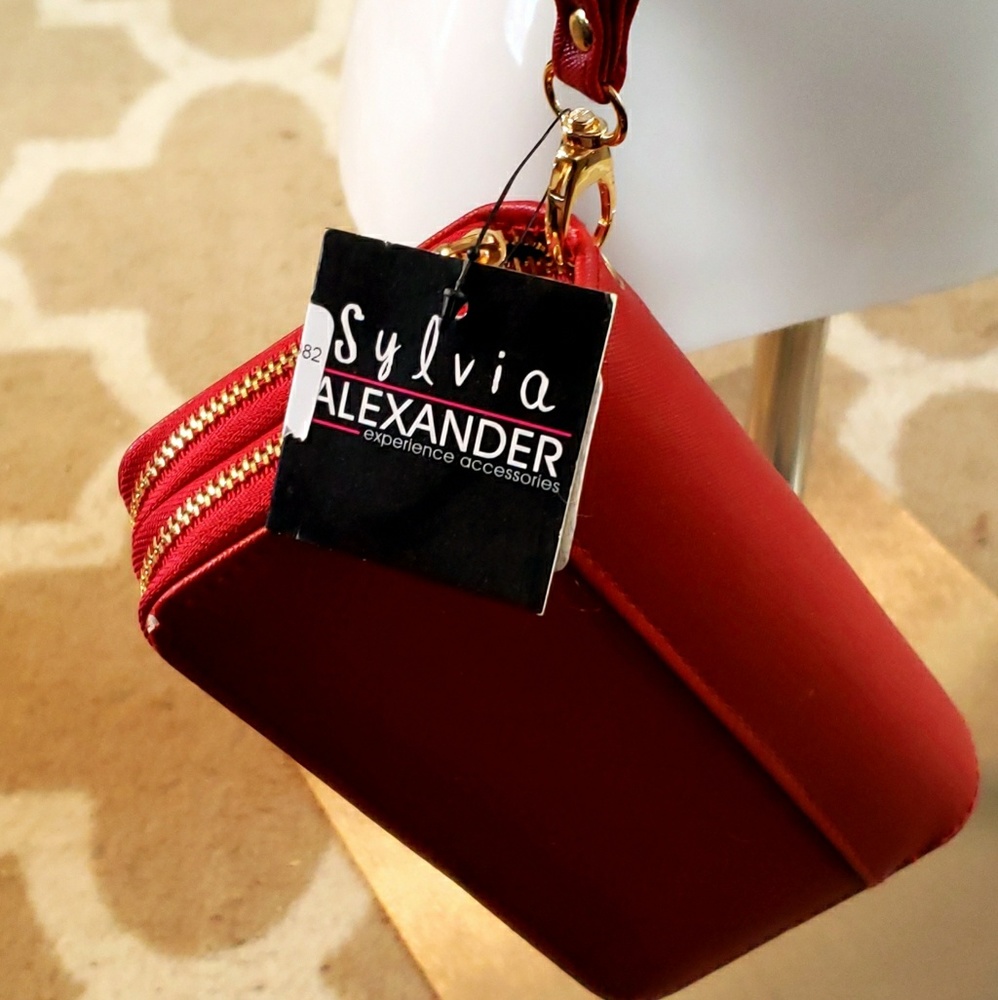 Sylvia Alexander Wallet Clutch - Wine color